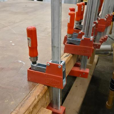 Large lot of Pipe Clamps