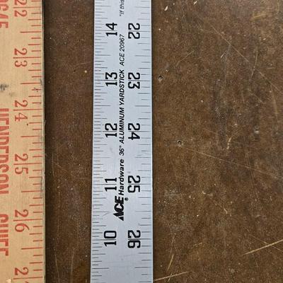 Measuring Sticks and Mat Tool