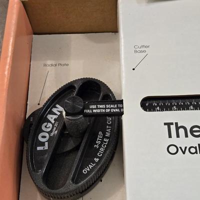 The Logan 3 Step Oval & Circle Mat Cutter in the Box