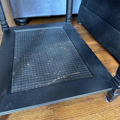 PAIR PAINTED VINTAGE END TABLES