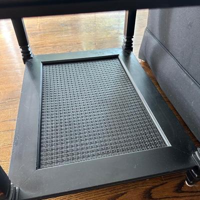 PAIR PAINTED VINTAGE END TABLES