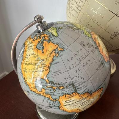 COLLECTIBLE DESKTOP GLOBE LOT