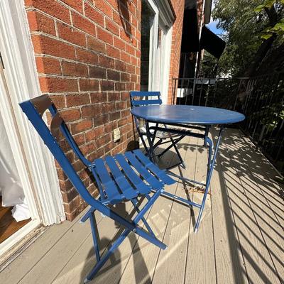 BLUE BISTRO PATIO SET