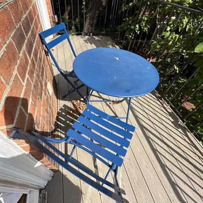 BLUE BISTRO PATIO SET