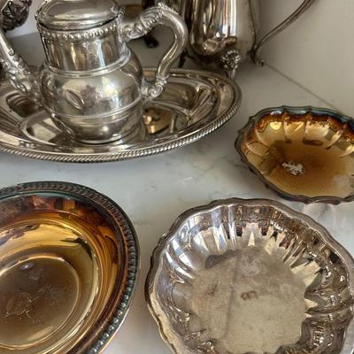 MISC SILVERPLATE SERVING PIECES