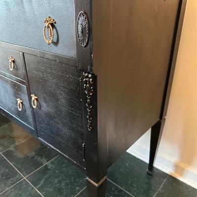 SMALL VINTAGE PAINTED BUFFET