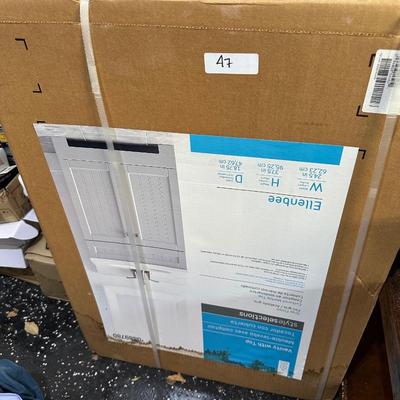 NEW IN BOX VANITY WITH TOP