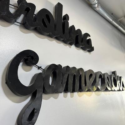 CAROLINA GAMECOCKS RECYCLED METAL WALL SIGN