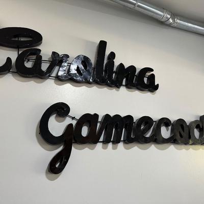 CAROLINA GAMECOCKS RECYCLED METAL WALL SIGN