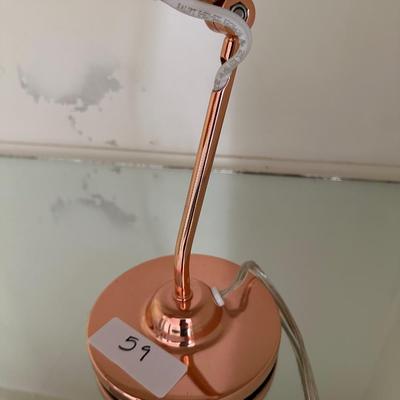 COPPER COLORED DESK LAMP