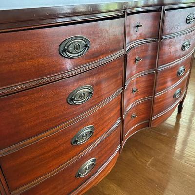 BOWFRONT PROJECT MAHOGANY DRESSER