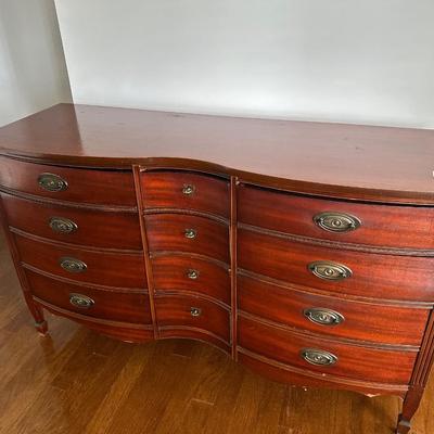 BOWFRONT PROJECT MAHOGANY DRESSER