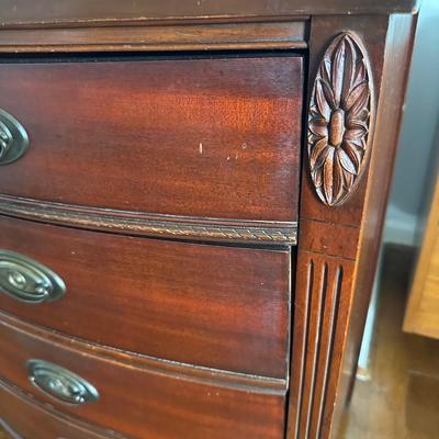 BOWFRONT PROJECT MAHOGANY DRESSER