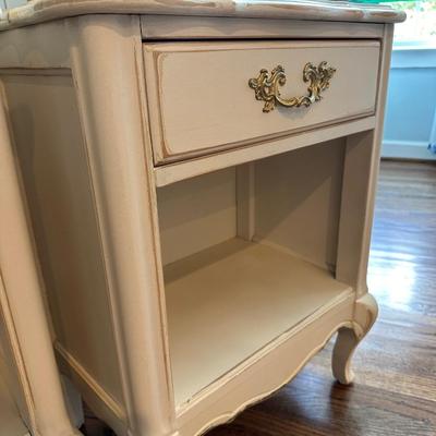 PAIR FRENCH PROVINCIAL NIGHTSTANDS
