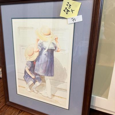ANN NICHOLLS WILLIAMS FRAMED PRINT