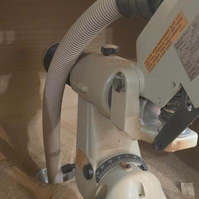 Makita Miter Saw with Side Guide Attachments