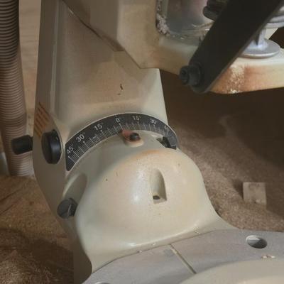 Makita Miter Saw with Side Guide Attachments