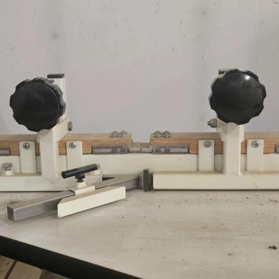 Makita Miter Saw with Side Guide Attachments