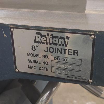 Reliant 8" Jointer