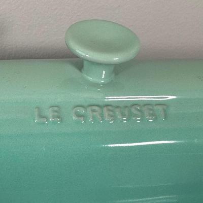 LOT 1K: Le Creuset Stoneware Butter Dish, Utensils & More