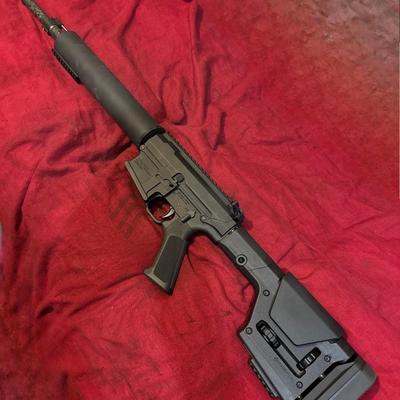 Ar10 Style les baer in 6.5 Creedmoor with Case and 2 Magazines