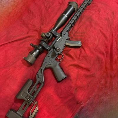 .22 Ruger Precision Rimfire with Scope and Timney 2 Stage Trigger Installed