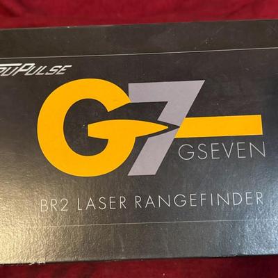 G7 BR2 Laser Ballistic Rangefinder with Case, Original Box, and Manual