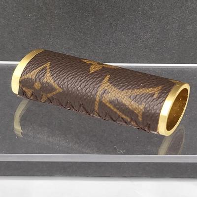 LV Leather Wrapped Lighter Case