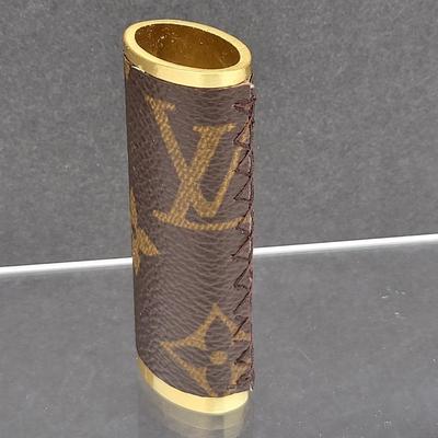 LV Leather Wrapped Lighter Case