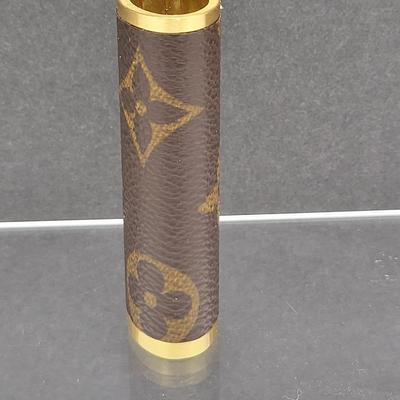 LV Leather Wrapped Lighter Case