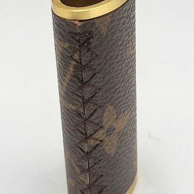 LV Leather Wrapped Lighter Case