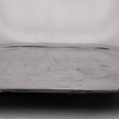 Pewter and Brass Arthur Court Tray