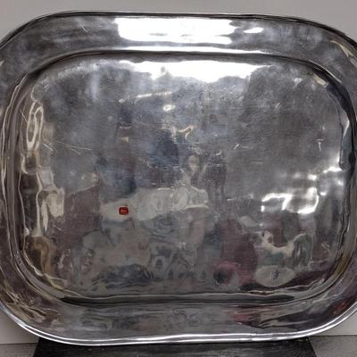 Pewter and Brass Arthur Court Tray