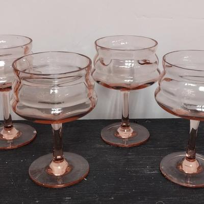 Heisey Flamingo Sherbets