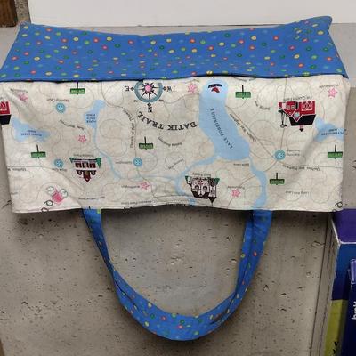 3 Embroidery Frames and Tote
