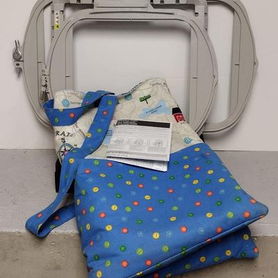 3 Embroidery Frames and Tote