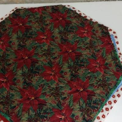 4 Octagon quilted Table mats
