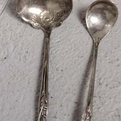 Crystal and sterling lot