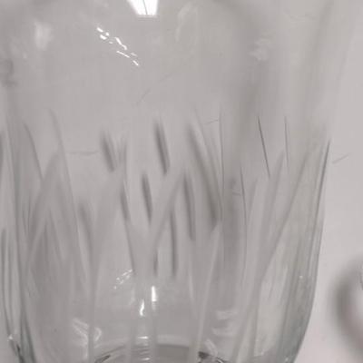 Crystal and sterling lot
