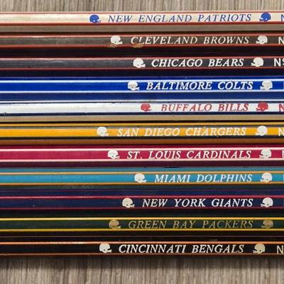 Vintage Football Theme Pencils