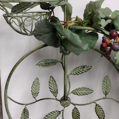 Tiered Metal Basket Decor