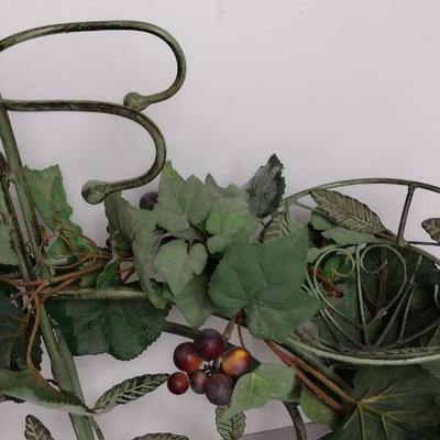 Tiered Metal Basket Decor