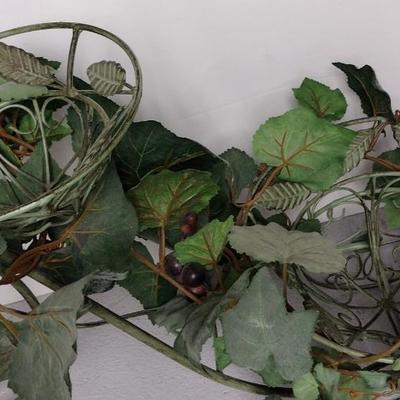 Tiered Metal Basket Decor
