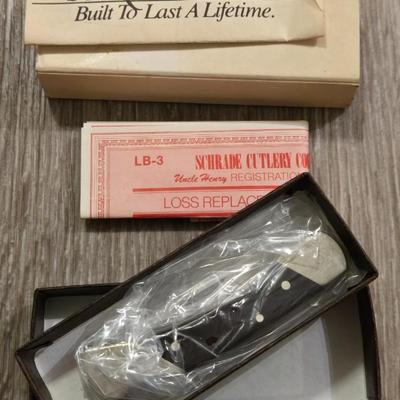 New Schrade Cutlery Uncle Henry LB-3