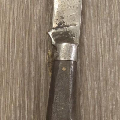 Vintage M Klein & Sons Hawkbill Utility Pruning 4” Pocket Knife made in USA