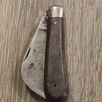 Vintage M Klein & Sons Hawkbill Utility Pruning 4” Pocket Knife made in USA