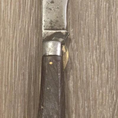 Vintage M Klein & Sons Hawkbill Utility Pruning 4” Pocket Knife made in USA