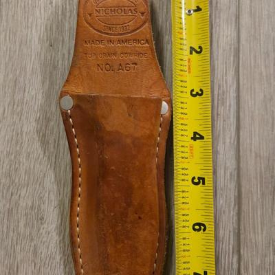 Nicholas Leather Knife Sheath for the Belt