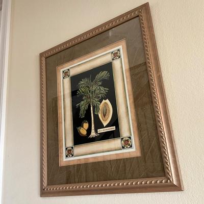 785 Pair of Large Paradise Palm Decorative Prints by Deborah Bookman