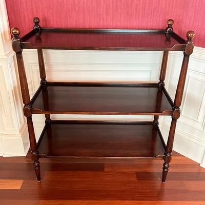 704 Herman Accents Mahogany Etagere